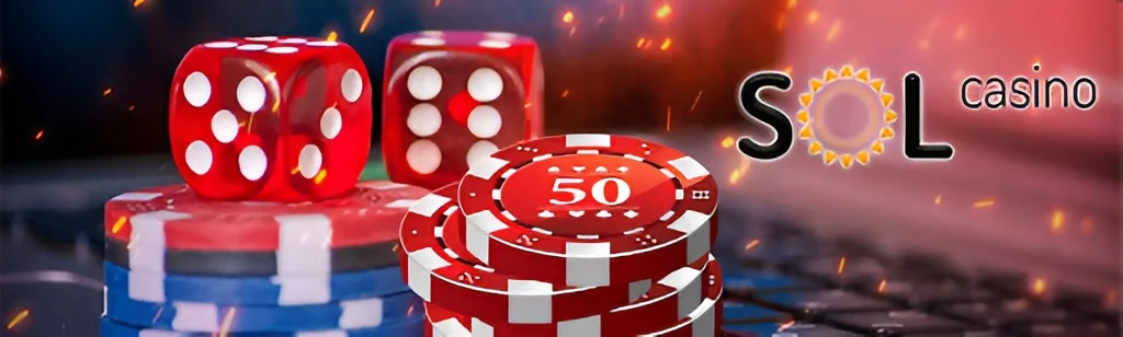 Sol Casino вход — welcome-бонус 100% + 500 FS